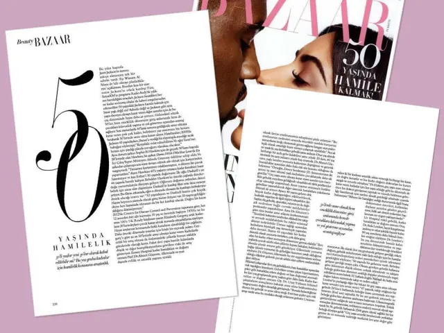 Harper's Bazaar – 50 Yaşında Hamile Kalmak